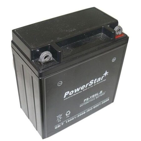Batteryjack BatteryJack PS-YB9L-B-06 12N9 - 4B - 1 YT9A - 4 12 V Powersports AGM Battery Factory Sealed & Activated PS-YB9L-B-06